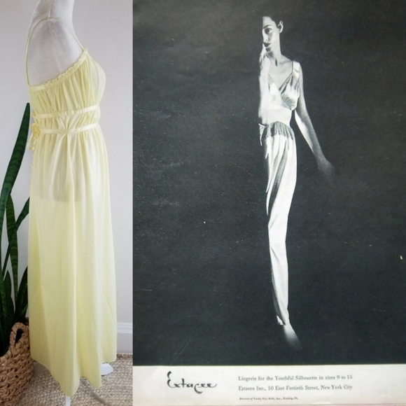 VTG 40s Extacee by Vanity Fair Nightdress - Picture 3 of 16